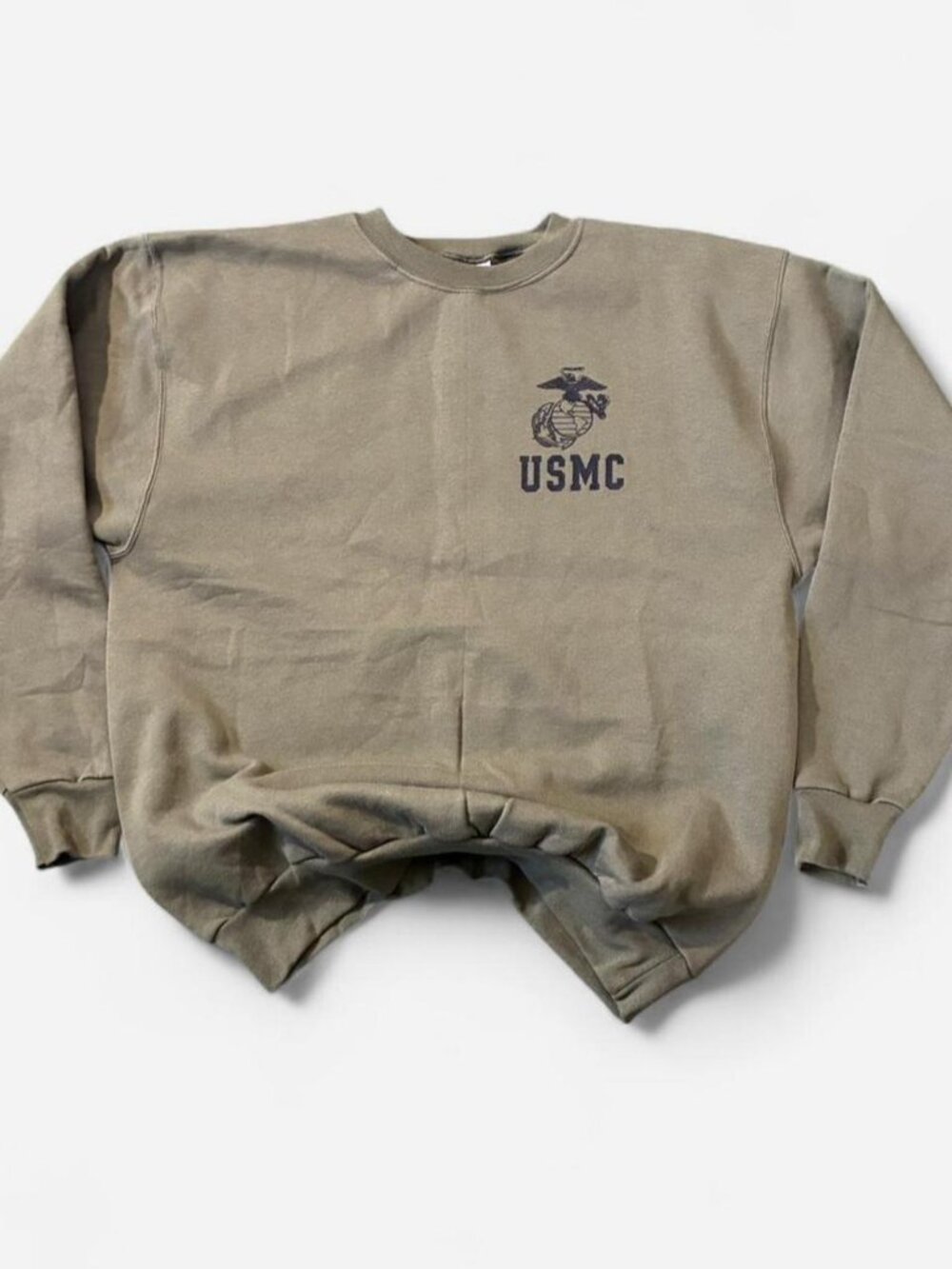 Vintage USMC green crewneck sweatshirt